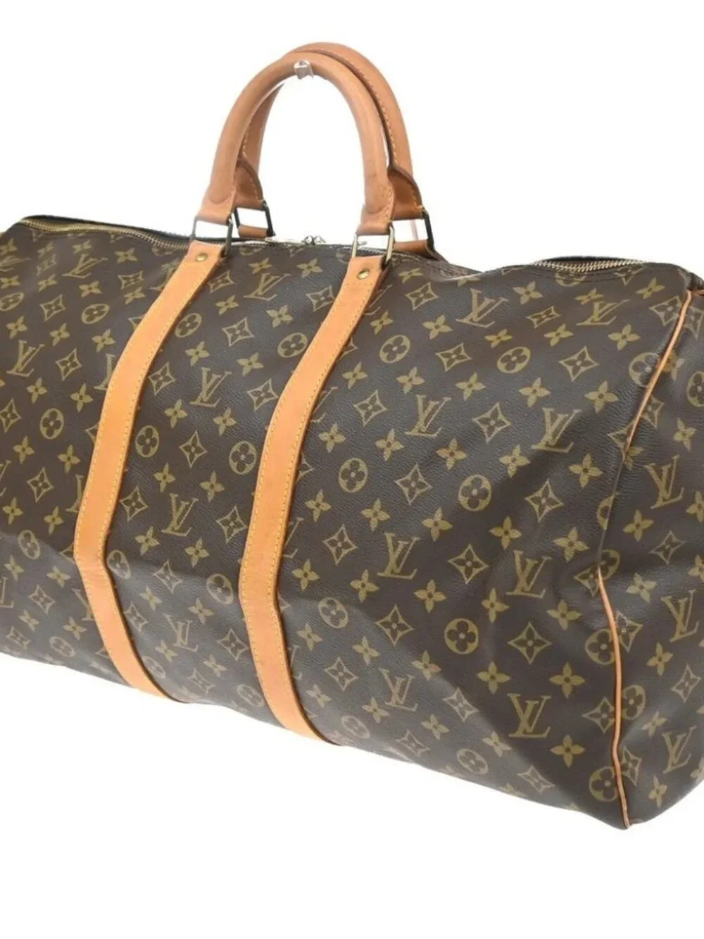 LOUIS VUITTON Keepall Bandouliere 55 2Way Hand Bag Monogram Brown